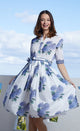 Mrs. Maisal Dress in Blue Hydrangea