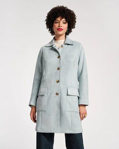 Barn Coat Micro Suede - Powder Blue