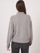 High Neck Cashmere Sweater - Light Grey