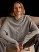 High Neck Cashmere Sweater - Light Grey