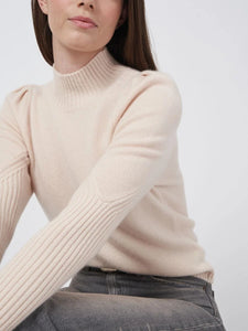 Cashmere Sweater with Shoulder Detail