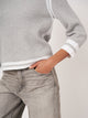 Cotton Knit Sweater - Soft Grey