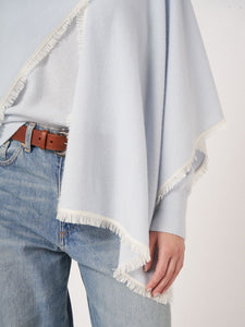 Cashmere Cape w/Fringe - Wave